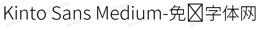 Kinto Sans Medium字体转换